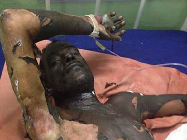 ADMK men pray for their leader's safe release from prison ADMK men pray for their leader's safe release from prison