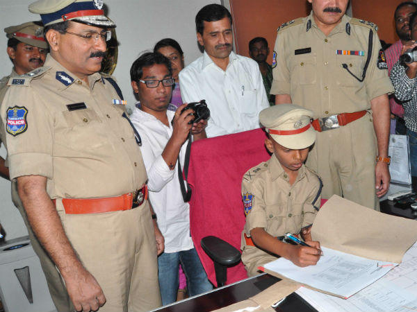 10-year-old terminally ill boy is Hyderabad Police Chief for a day
