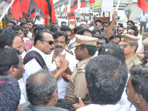 Police file case against Vaiko and 200 MDMK workers