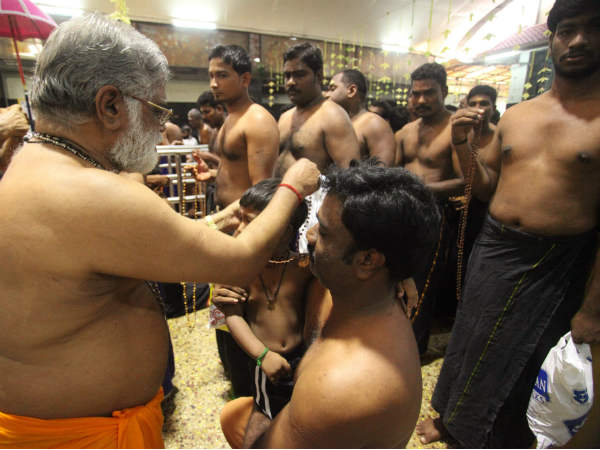 Iyappa devotees throng temples Iyappa devotees throng temples