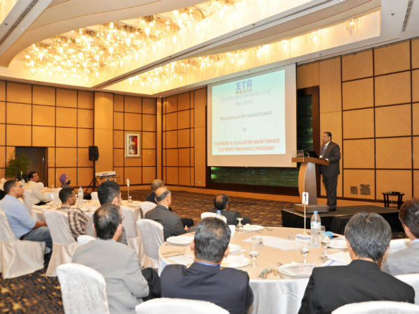 Elevators, escalators maintenance customer awareness programme in Abu Dhabi