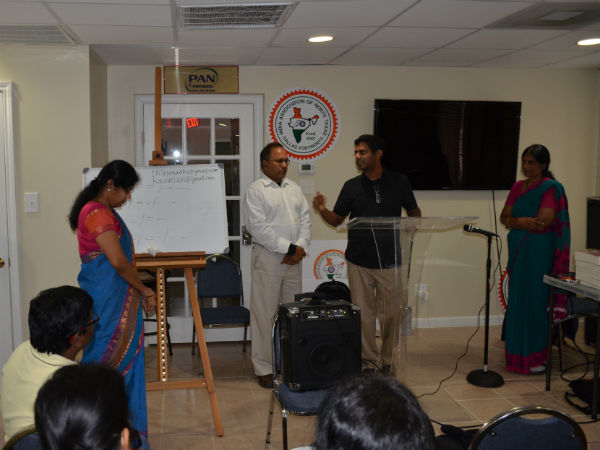 Sangam Tamil work shop at Dallas