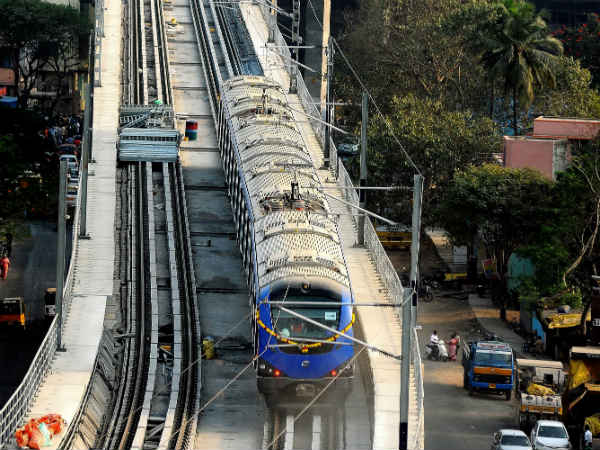 Metro train trial between Chennai Koyambedu - Alandur