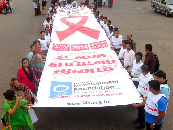 World AIDS day rally in Chennai…