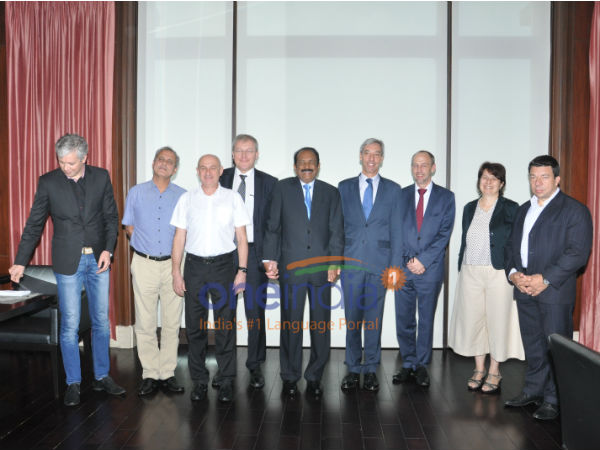 Europeon team meet DMK chief Karunanidhi 