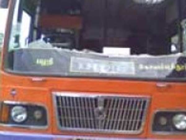  பஸ் கண்ணாடி உடைப்பு