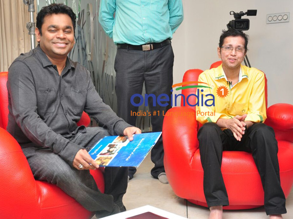 A.R.Rehman meets cancer affected boy