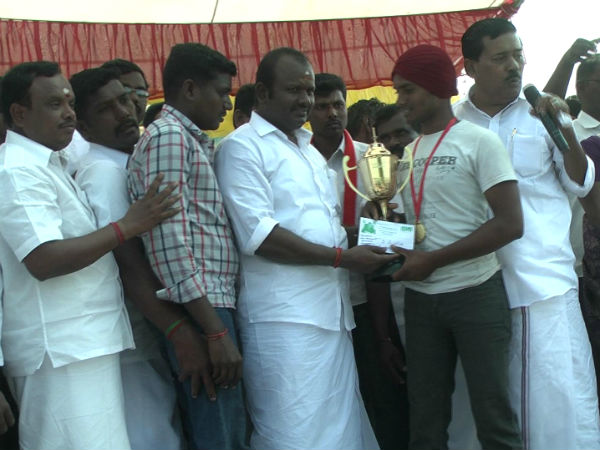 Karur ADMK conducts Bike race Karur ADMK conducts Bike race
