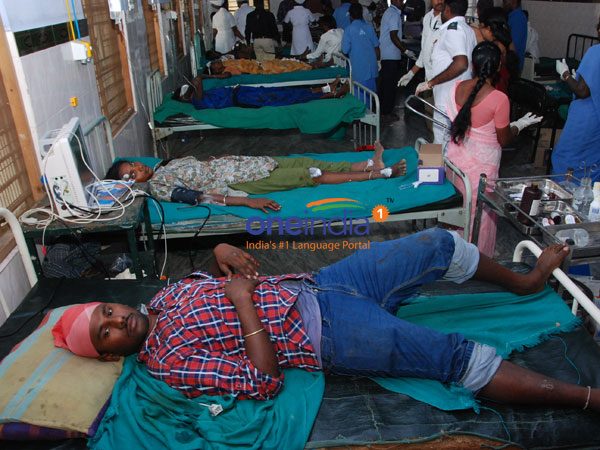 Bus accident in Hoganekkal ; 7 dead