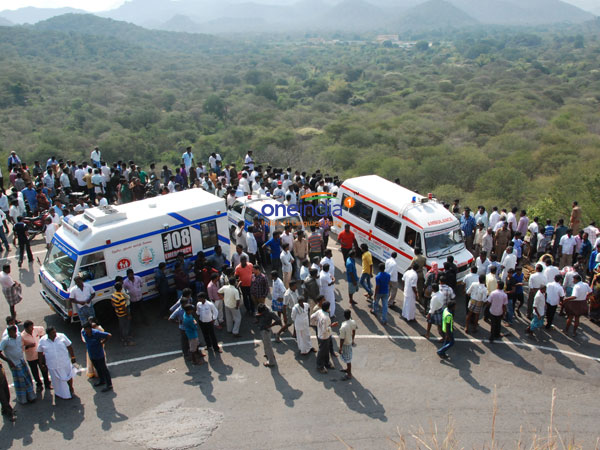 Bus accident in Hoganekkal ; 7 dead