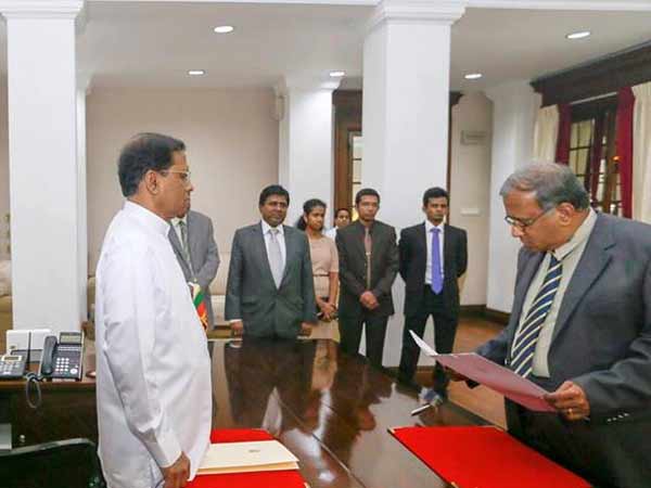 Tamil Sripavan appointed Sri Lanka's top judge
