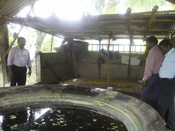 Officials inspect vellam manufacturing units in Nellai