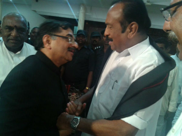 Vaiko and Pon Radakrishnan meet Tiruvanandapuram