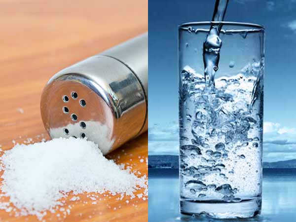 வெந்நீரில் உப்பு