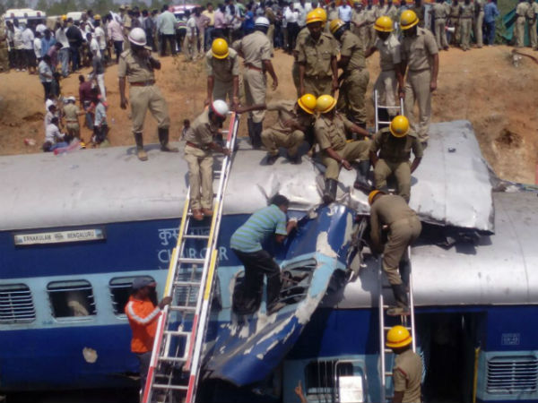 Banglore intercity train derail in Hosur…