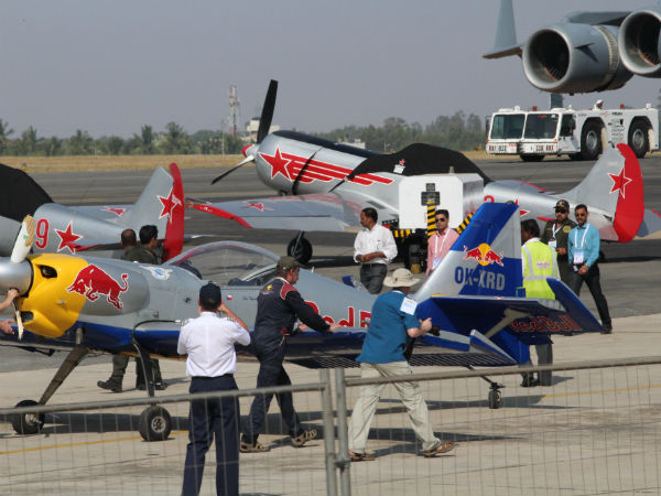 Aero India 2015: Accident averted, Red Bull planes scrape each other