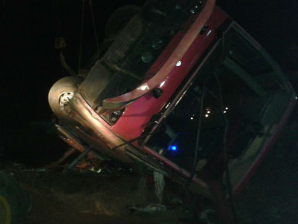 Nellai private bus accident; 3 die… Nellai private bus accident; 3 die…