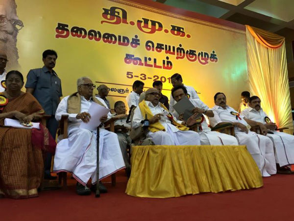 All eyes on today's DMK executive committee meet