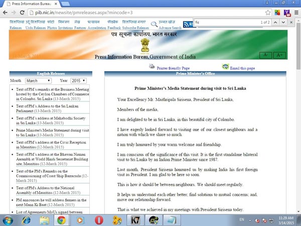 Controversy on PM's Sri lanak visit