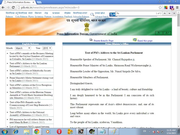 Controversy on PM's Sri lanak visit