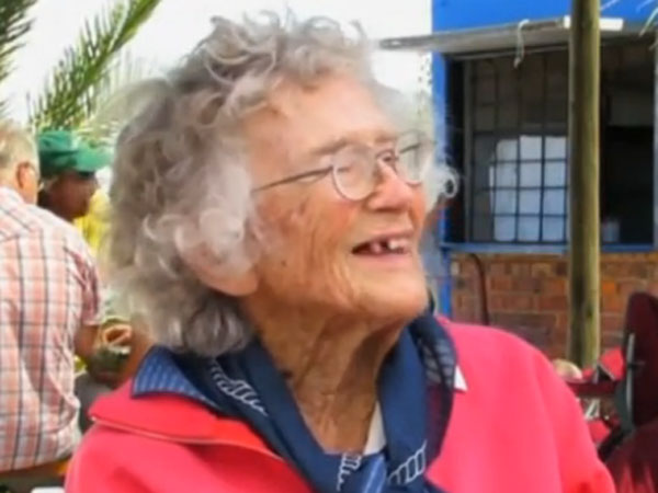 100-year-old grandmother skydives for birthday