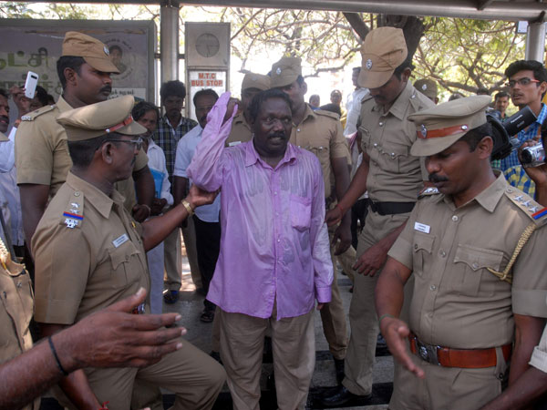 Talks End Visually Challenged's Stir