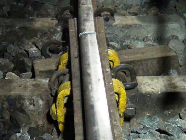 Trains delayed as crack in track
