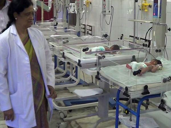 Madurai lady delivers quadrat in delivery