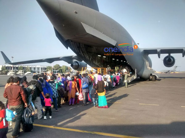 IAF flights bring back 349 Indians from Yemen; 169 land at Kochi, 190 in Mumbai IAF flights bring back 349 Indians from Yemen; 169 land at Kochi, 190 in Mumbai