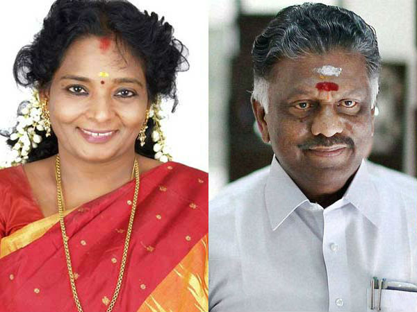 TN BJP chief demands Panneerselvam's resignation TN BJP chief demands Panneerselvam's resignation