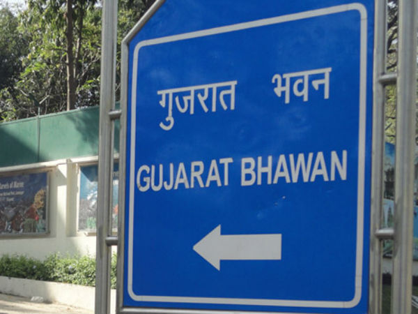Fire breaks out in Gujarat Bhavan Fire breaks out in Gujarat Bhavan