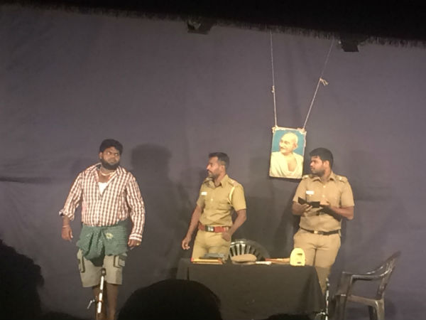 The not ended skit of KB again on stage...