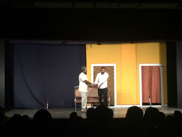 The not ended skit of KB again on stage...