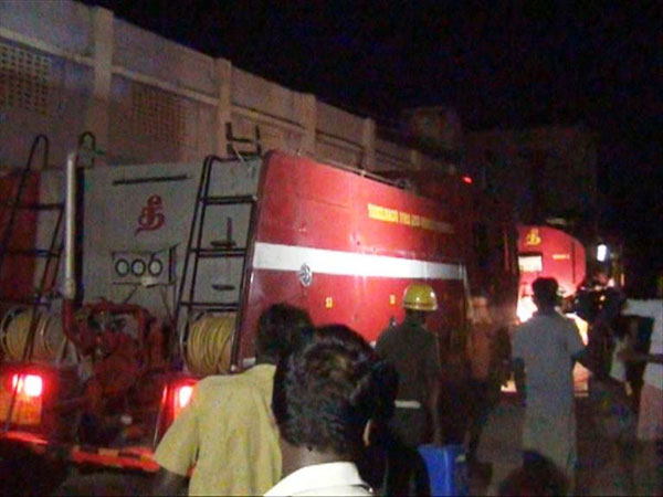 Fire mishap in oil godown