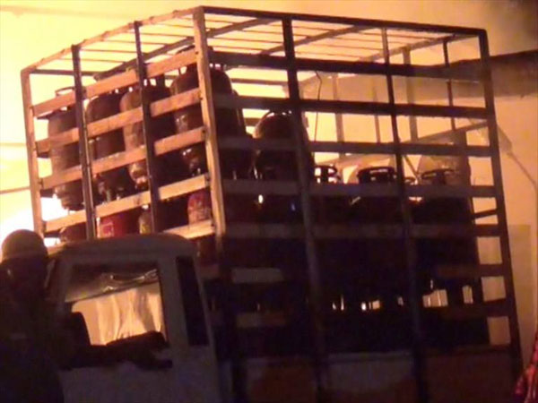 Fire mishap in oil godown