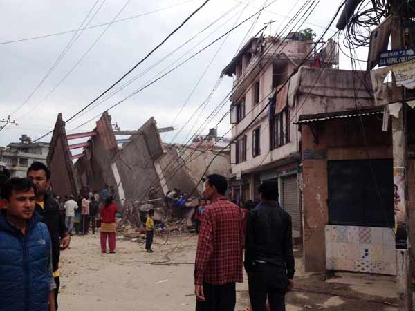 Strong earthquake strikes Nepal Strong earthquake strikes Nepal