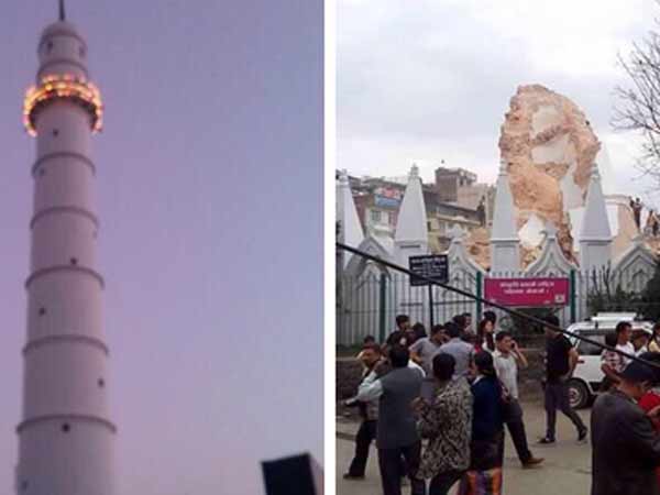 Bhimsen Tower Collapsed in Kathmandu Bhimsen Tower Collapsed in Kathmandu