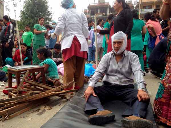 Bhimsen Tower Collapsed in Kathmandu Bhimsen Tower Collapsed in Kathmandu