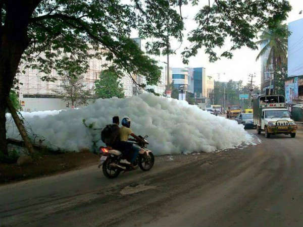 It is snowing in Bangalore