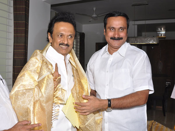 M.K.Stalin Meets Anbumani Ramadoss
