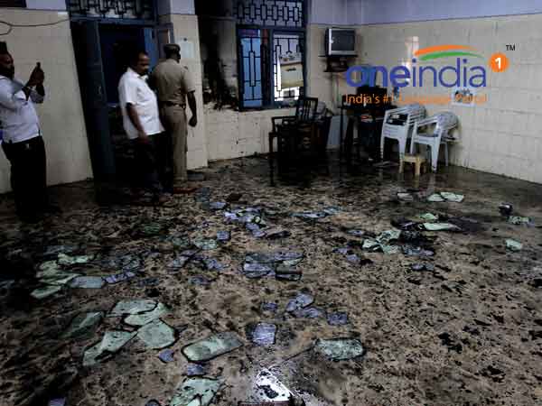 Fire accident in High court chennai