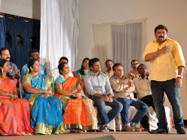 Neeya Naana fame Gopinath judges Nerukku ner in Muscat Neeya Naana fame Gopinath judges Nerukku ner in Muscat