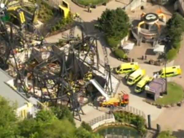 UK Smiler crash: 4 seriously hurt
