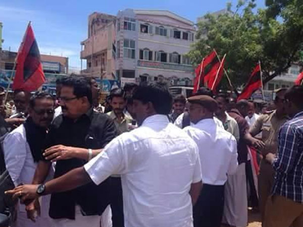 MDMK stage protest in Nagai