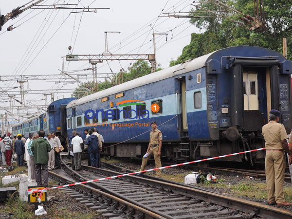 Chennai - Bangalore train derailed