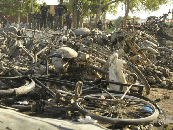 Female suicide bomber kills 30 in Nigeria city of Maiduguri Female suicide bomber kills 30 in Nigeria city of Maiduguri