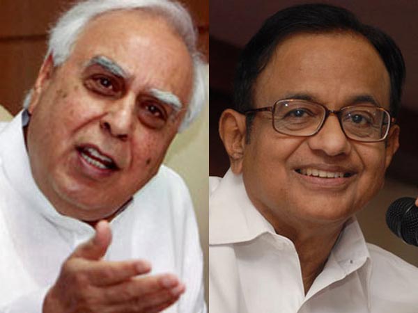 Kapil Sibal, Chidambaram's vital role in Karnataka appeal against Jaya Kapil Sibal, Chidambaram's vital role in Karnataka appeal against Jaya