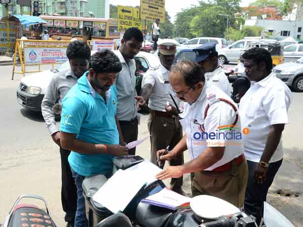 சென்னையில் 90% பேர் ஹெல்மெட்டுடன் 
