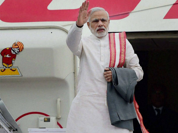 PM Modi departs for six nation tour PM Modi departs for six nation tour