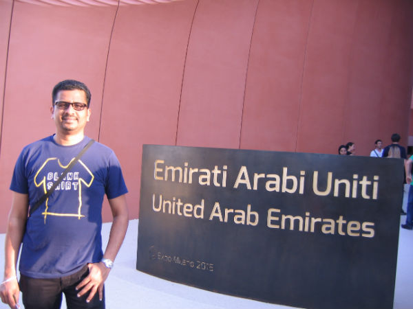UAE stall attracts people in Expo Milano 2015
